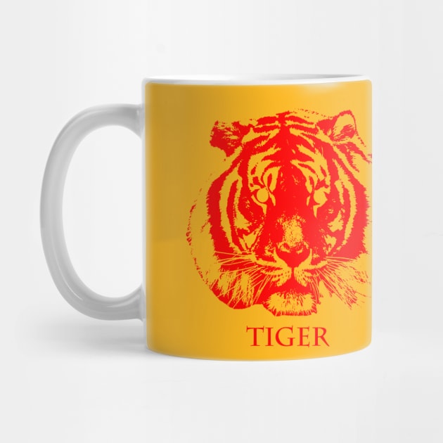 red tiger head by best seller shop